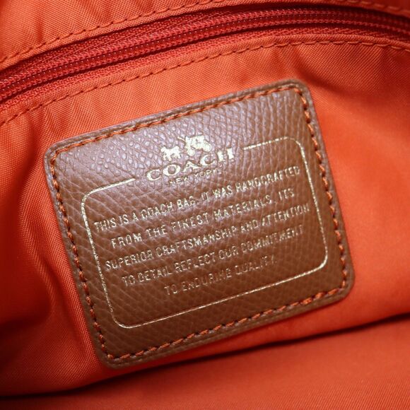 Coach Sawyer Tote F37237 - Classic Red Shoulder Bag - Picture 8 of 9